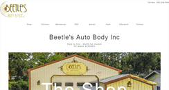 Desktop Screenshot of beetlesautobody.com
