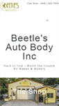 Mobile Screenshot of beetlesautobody.com